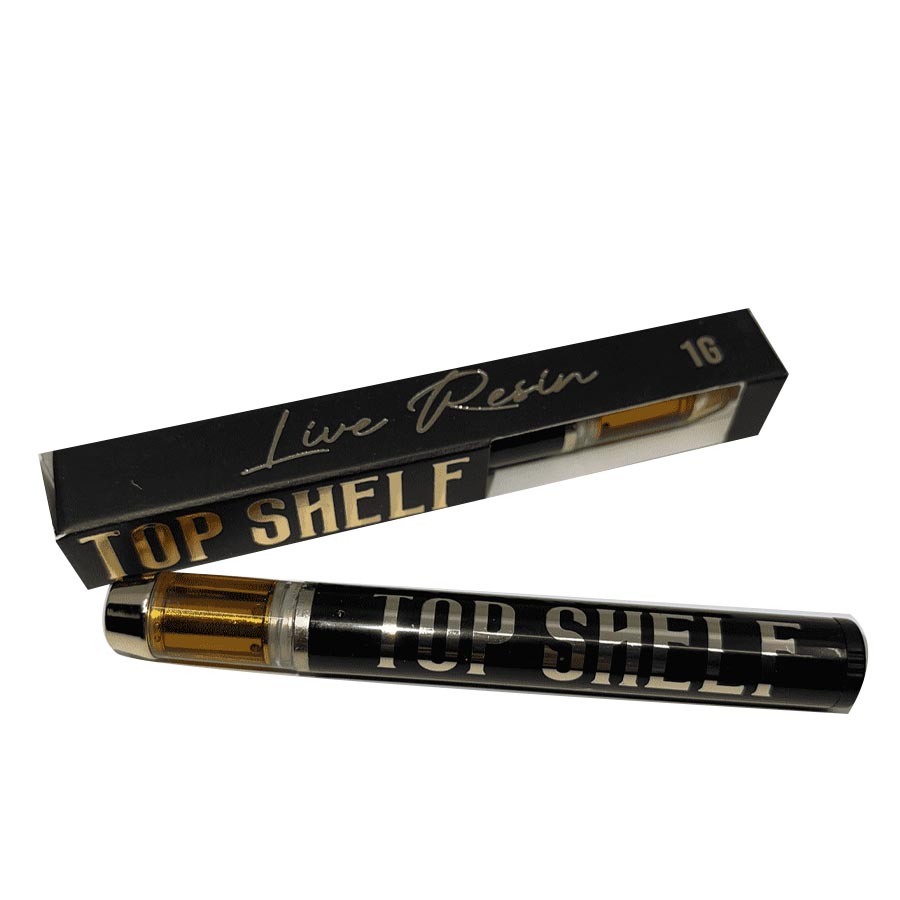 Top-Shelf-Live-Resin-Disposable-Vape-Pens Top Shelf - Organic Zed Disposable Live Resin Vaporizer Pen - Image 1