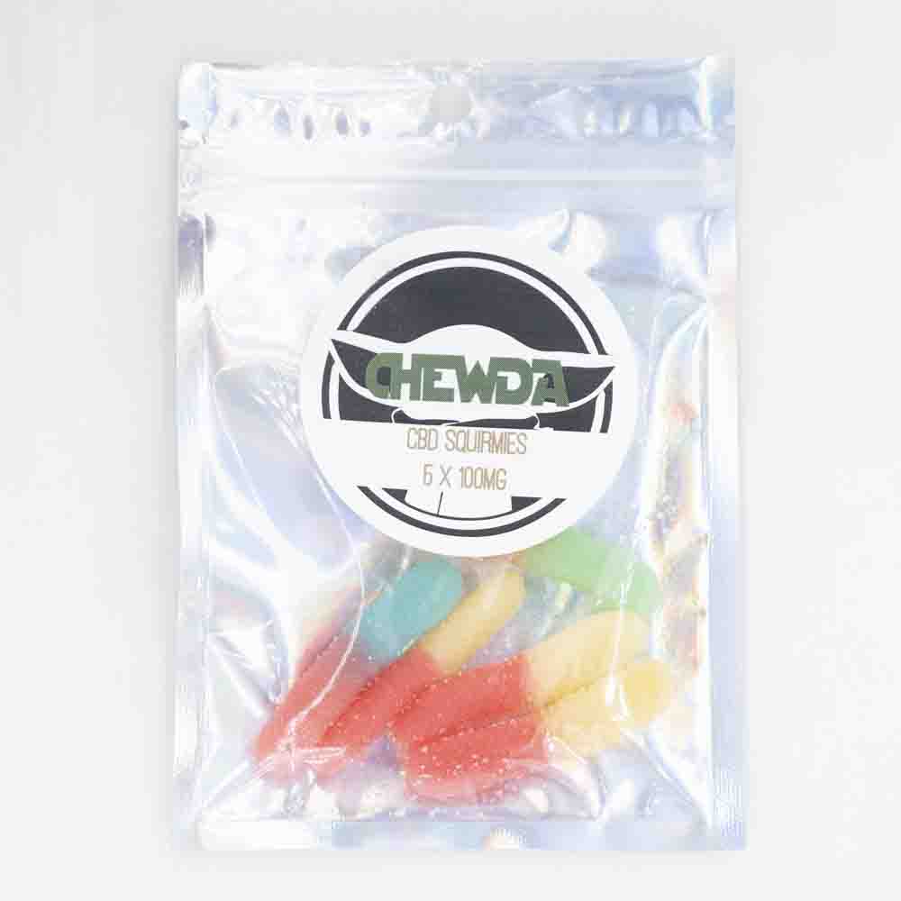chewda-worms-5-100mg Chewda - CBD Squirmies - 100mg (500MG) - Image 1