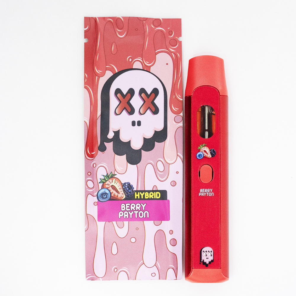 buy-online-dispensary-west-coast-releaf-disposable-pens-packman-berry-payton Packman - Berry Payton - Disposable Pen - 2g - Image 1