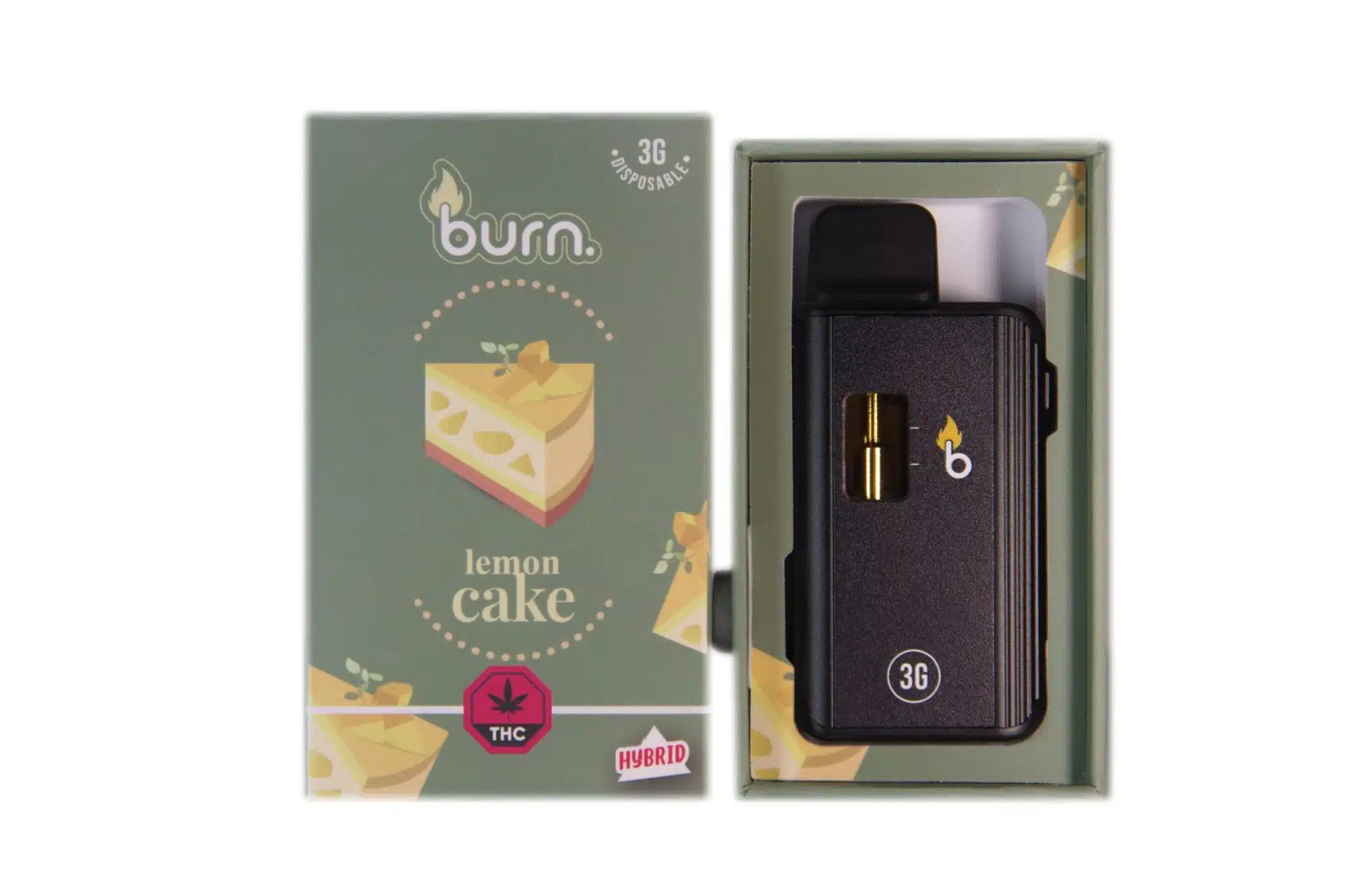 buy-weed-online-dispensary-west-coast-releaf-lemon-cake-1 Burn – Lemon Cake - Sativa - THC Disposable Pens (3 Grams) - Image 1