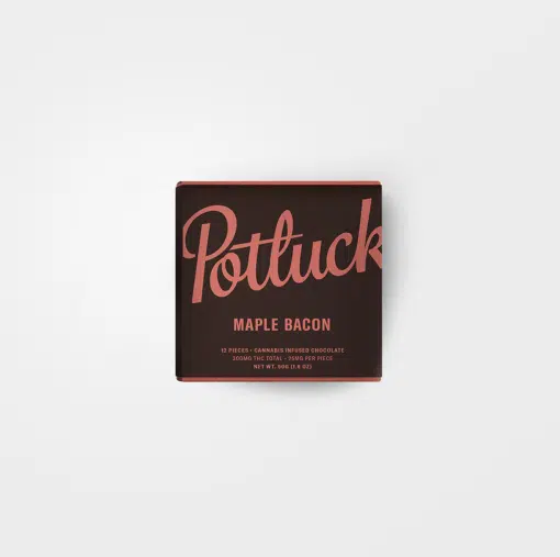 buy-weed-online-dispensary-west-coast-releaf-potluck-maple-bacon-chocolate-1 Potluck - Maple Bacon THC Chocolate - 300 MG