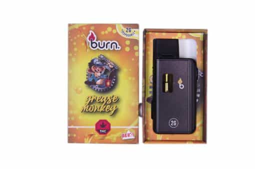buy-weed-online-dispensary-west-coast-releaf-burn-grease-monkey-1 Burn – Grease Monkey - Hybrid - THC Disposable Pens (2 Grams) - Image 1