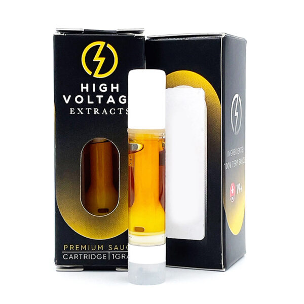 High Voltage - 100% Pure Sauce Cartridge - Alpha Blue - Sativa