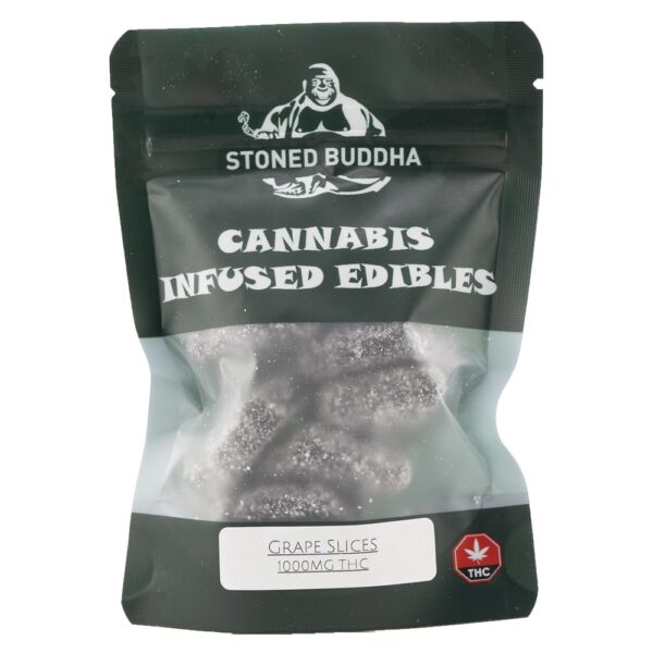Stoned Buddha - THC Grape Slices - 125mg (1000MG)